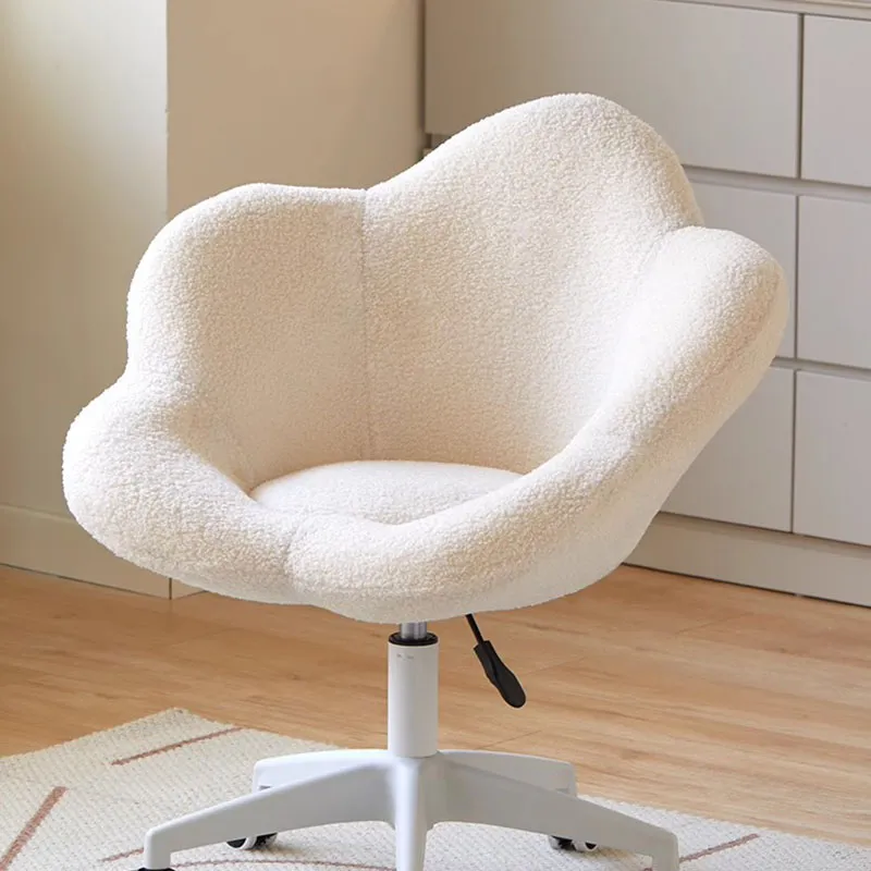 Vanity fluffy chair discount