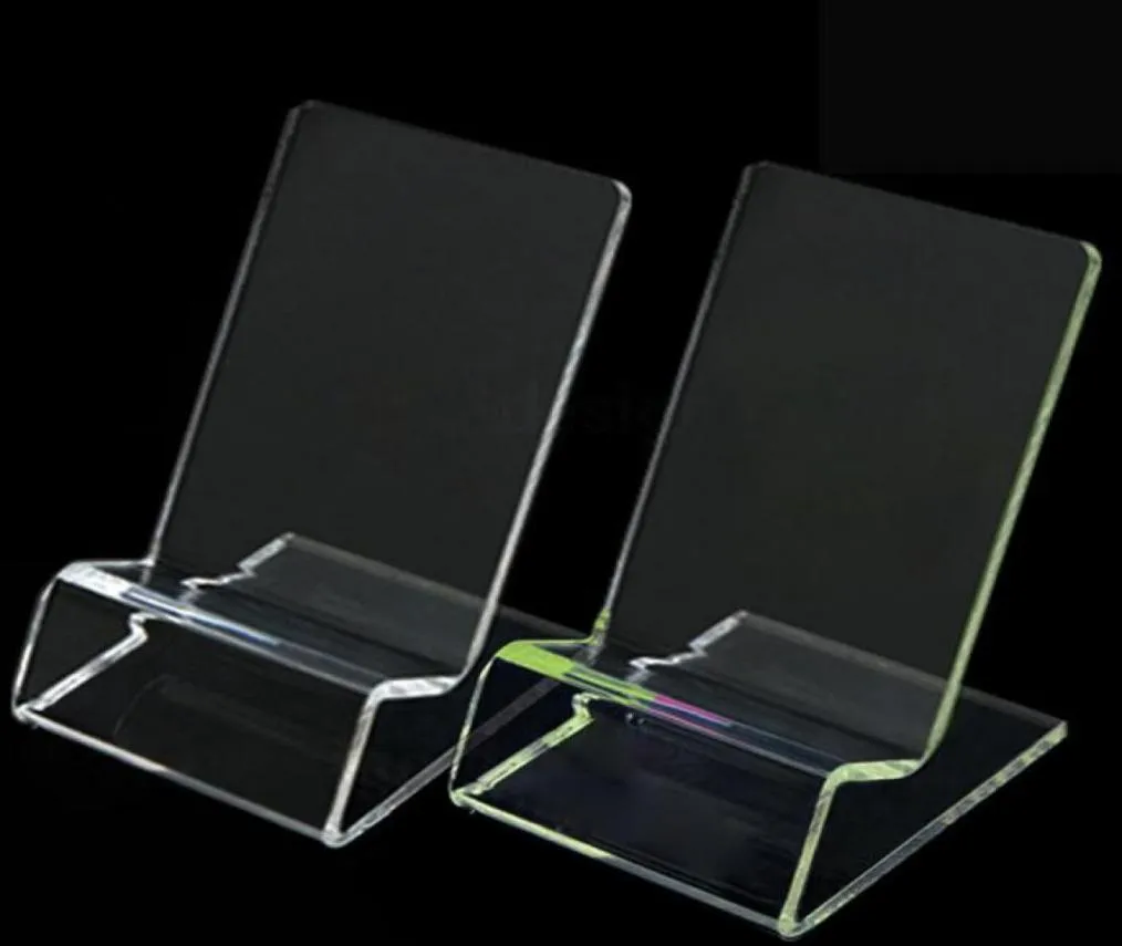 Şeffaf Akrilik Ekran Standları Montajlar Lasercut Clear Tezgah Gösteri Rafları Batter9867061 için koruyucu filmlerle evrensel tutucular