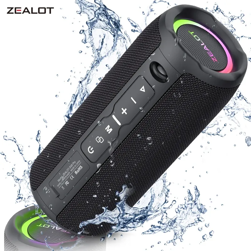 Bluetooth シャワー スピーカー: ZEALOT S49PRO ポータブル スピーカー Bluetooth シャワー スピーカー: ZEALOT S49PRO ポータブル スピーカー