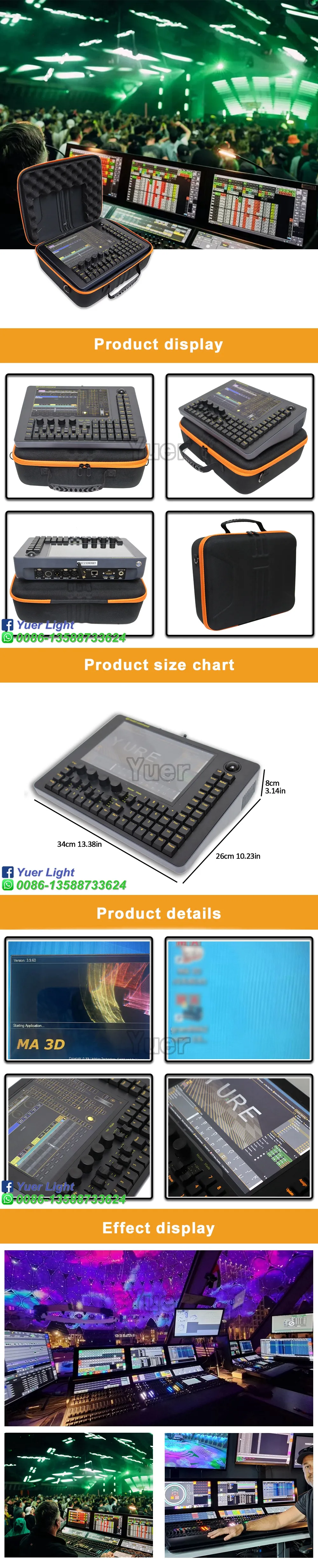 Mini Q0 Command Wing Fader Wing Professional Lighting Controller For