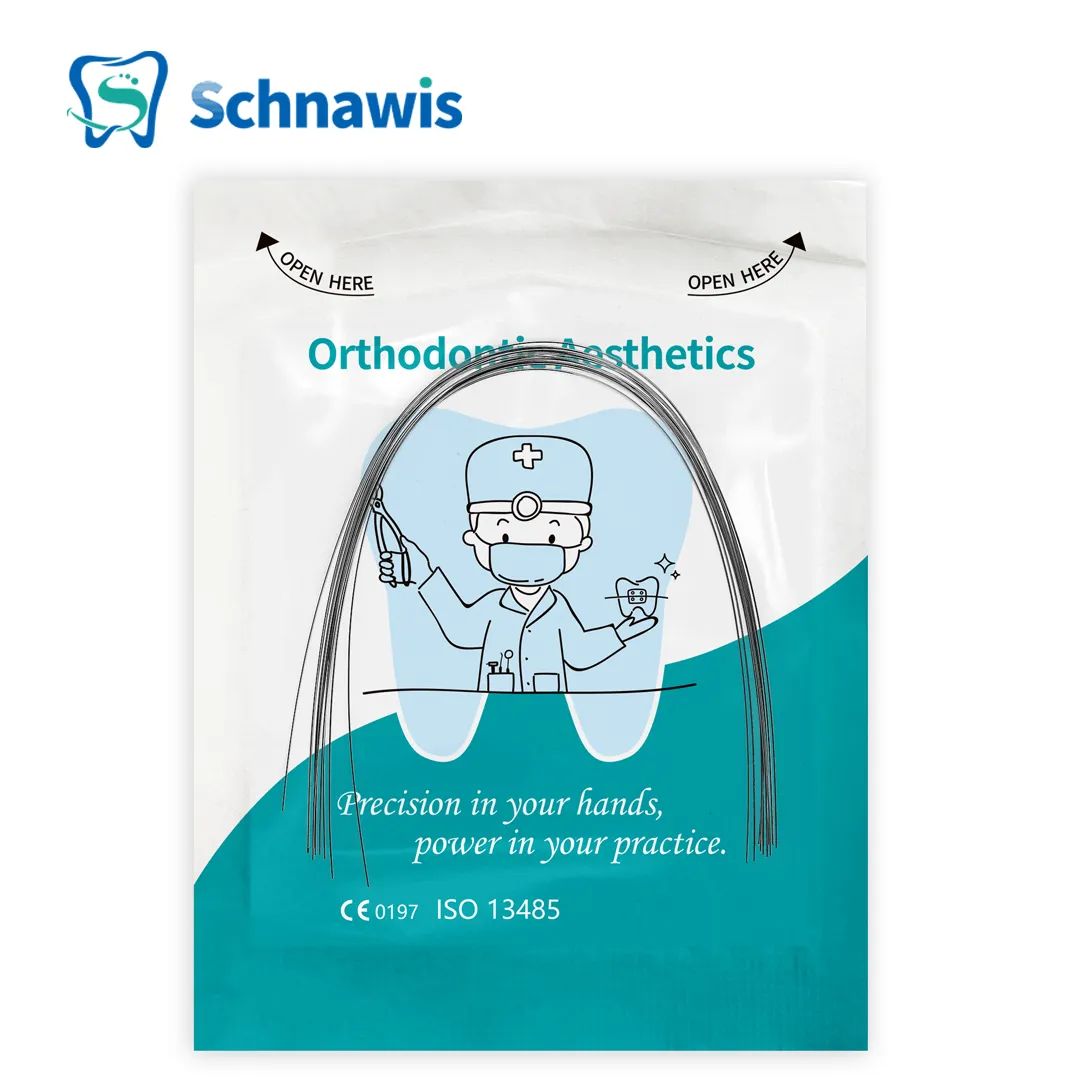 Dental Orthodontic Stainless Steel Arch Wire Rectangular Ovoid/Square/Natural
