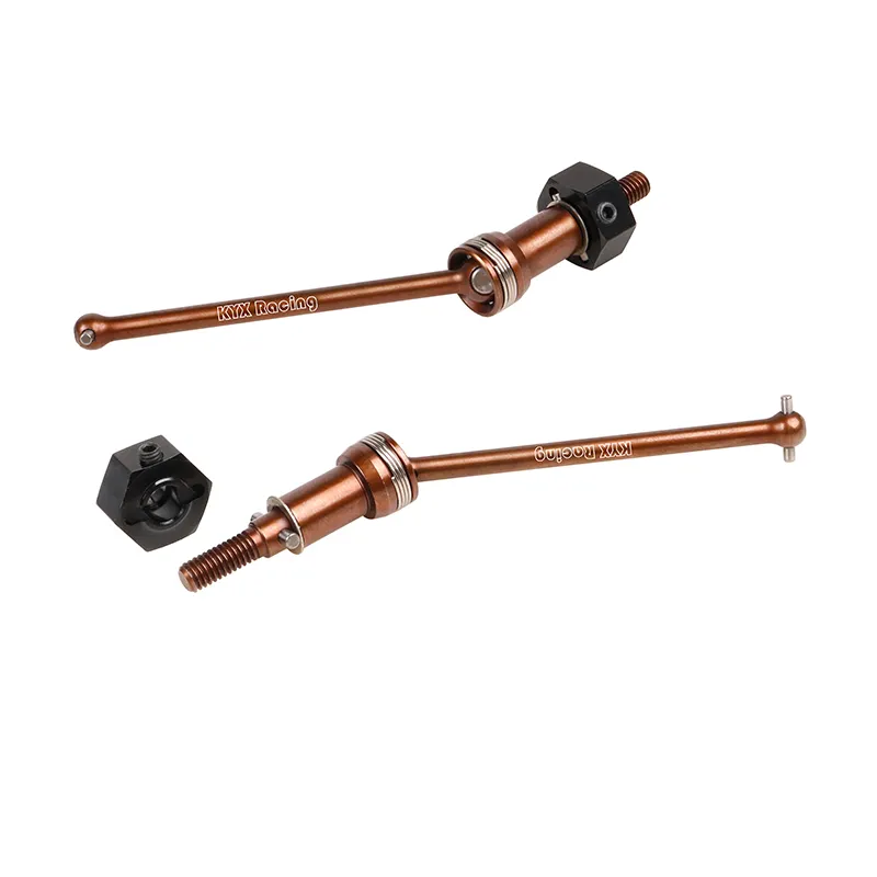 Black Steel CVD Drive Shafts For Traxxas 1/10 Slash 4x4 Rustler 2WD RC Car Replacement