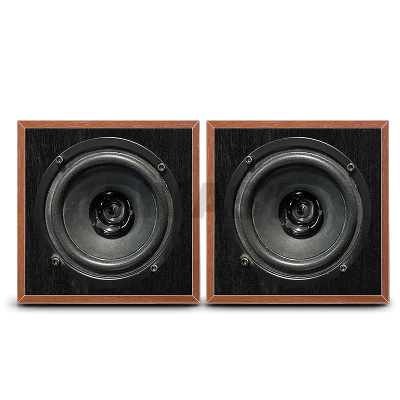 4 Bookshelf Speakers Hi-Fi Passive Stereo Audio Desktop