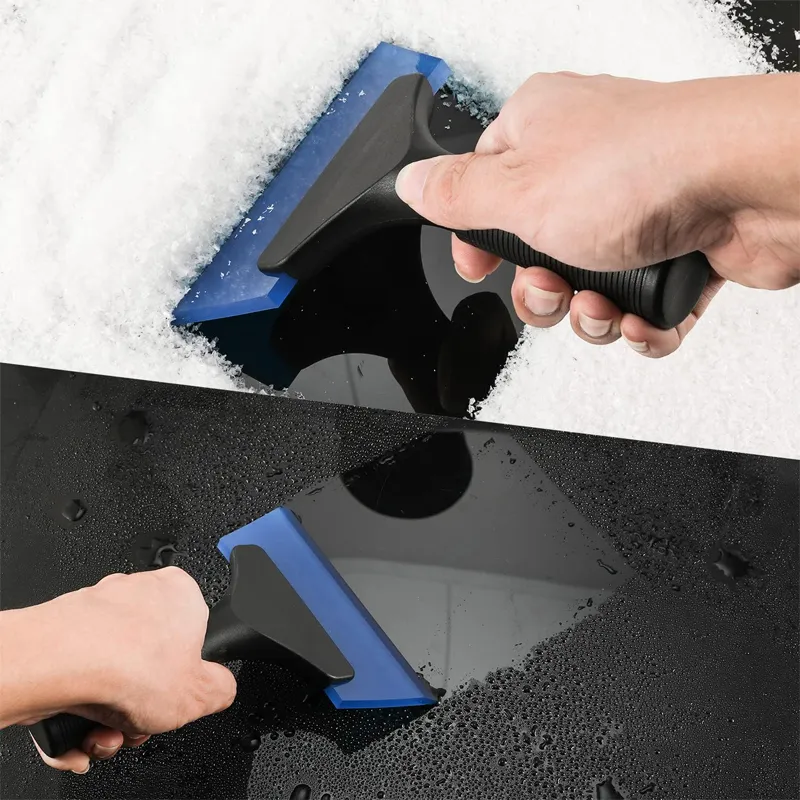 Car Silicone Water Wiper Scraper Blade Squeegee Vehicle Soap Cleaner