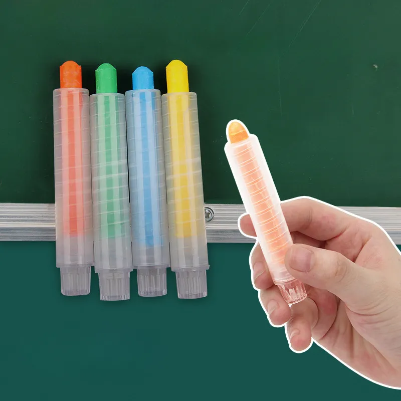 Non-toxic Chalk Holders 5 Pack, Durable Chalk Case Clips, Colorful ...