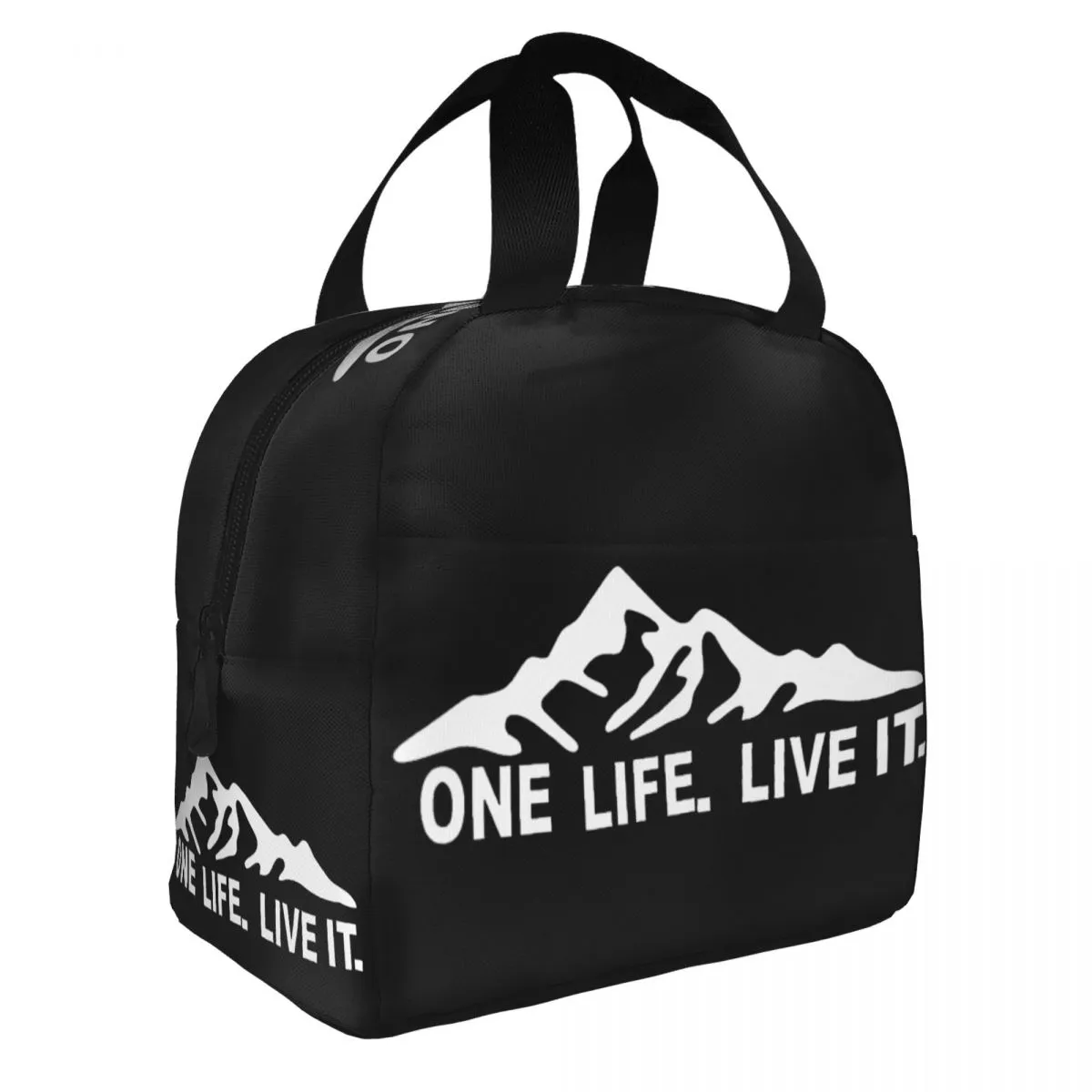 Custom One Life Live It Lunch Bag Сумка теплооделка для ланч -коробки для женщин детская школьная работа для пикника.