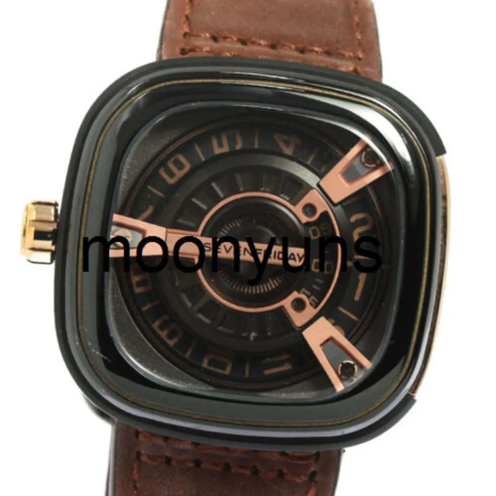 Sevenfriday Watch Designer bekijkt zeven vrijdag SF M2 M -serie Automatische heren 784407 Hoge kwaliteit