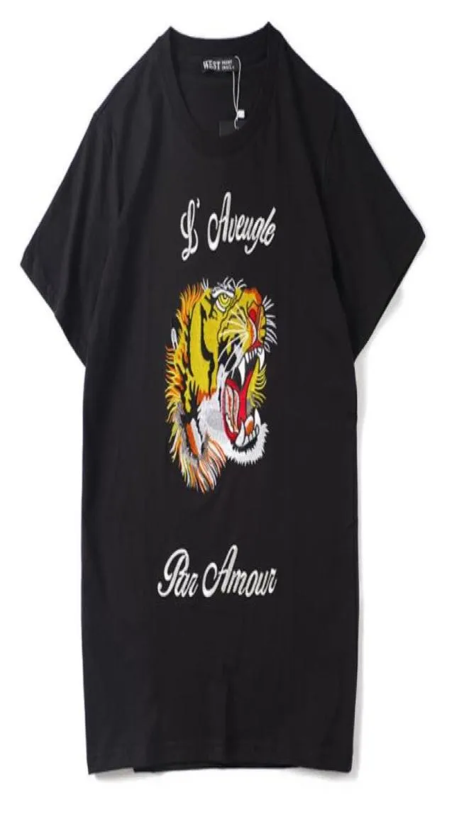 2019 Summer Designer T-shirts For Men Tops Tiger Head Lettre broderie T-shirt pour hommes Clothing Brand à manches courtes Tshirt Femmes Tops5949366