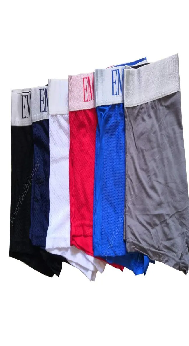 Modal Mesh Style Men Boxers ondergoed shorts mode sexy ondergoed short heren zacht ademend mannelijke gay calzoncio bokser kort short1165617