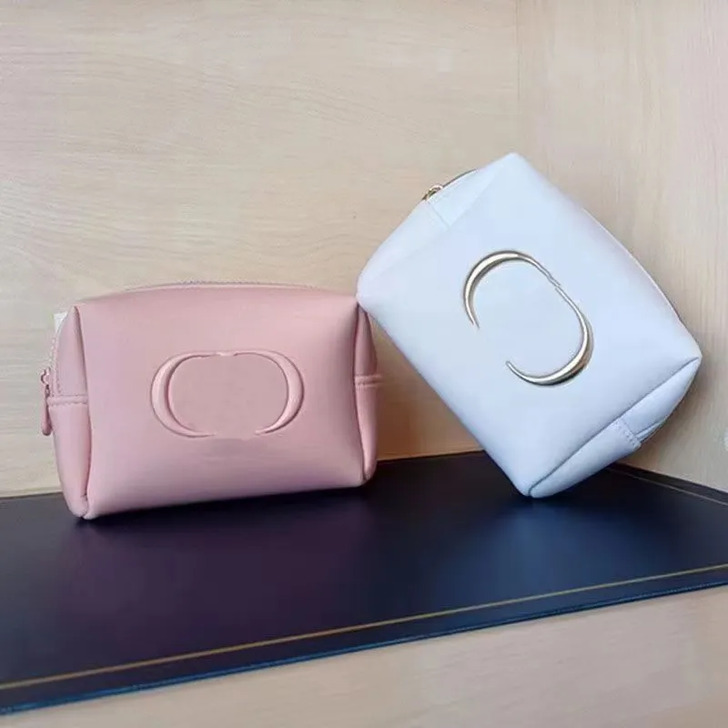 Designer -Aufbewahrungsboxen für Frauen PU Leder -Aufbewahrungstasche Waschbeutel Home Make -up -Tasche Handtasche mit Logo wasserdicht