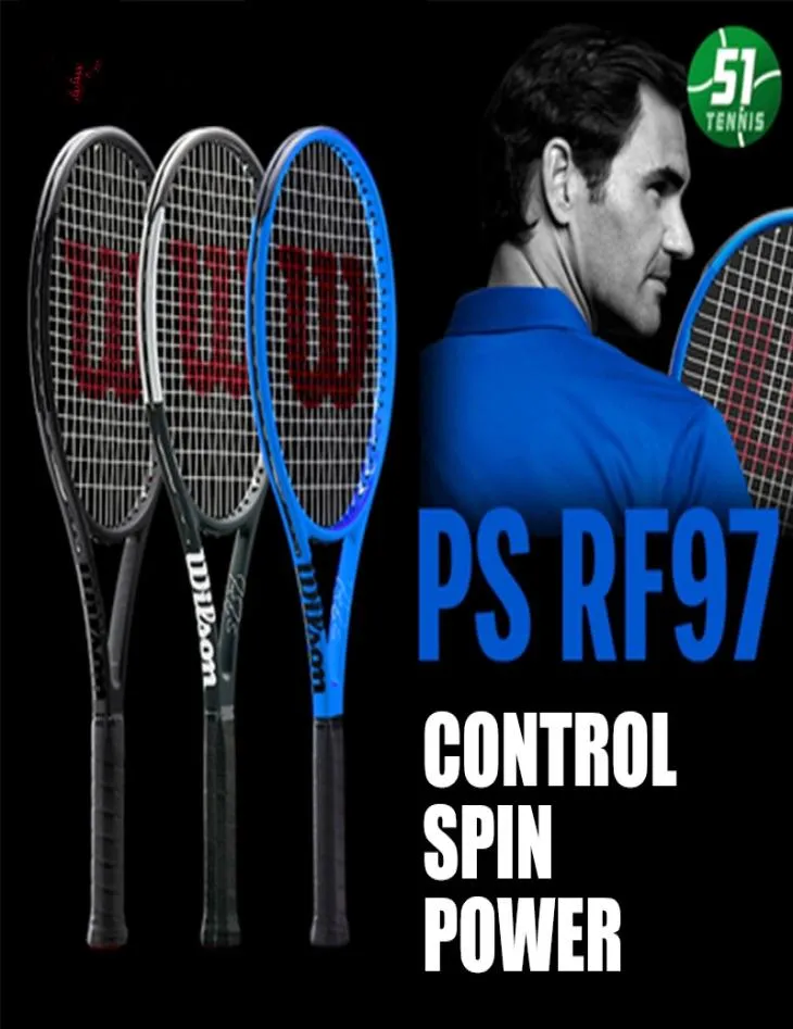 Tenis Raket Federer Signature Pro Personel RF97 Tek Eğitim Tam Karbon Laver Cup5047191