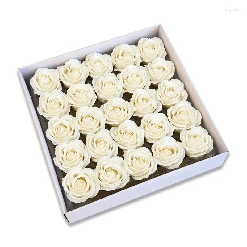 Декоративные цветы для мыла для мыла для свадьбы и домашнего украшения Китай Фабрика 5 слоев розы