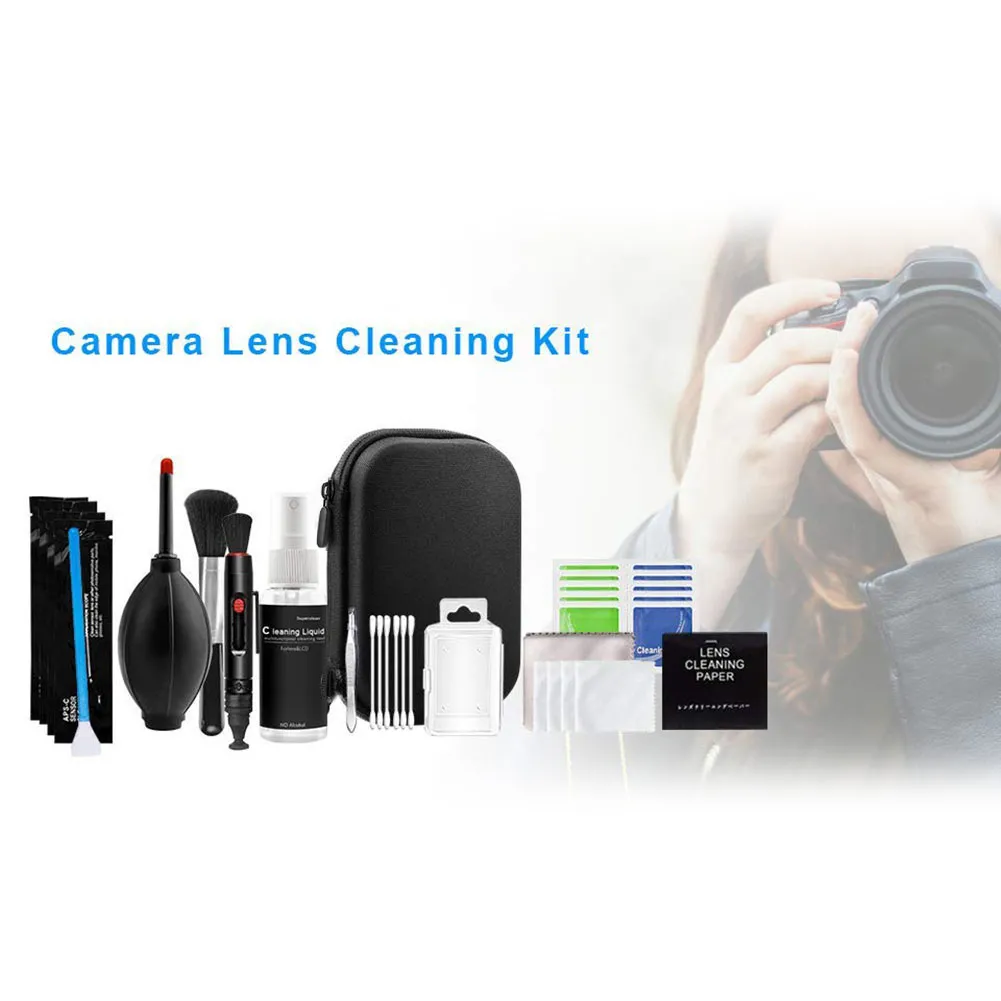 wholesale 47-Piece DSLR/Mobile Lens Cleaning Kit Professional Cleaning Pen  Brush for Camera Sensors, Lenses, Screens