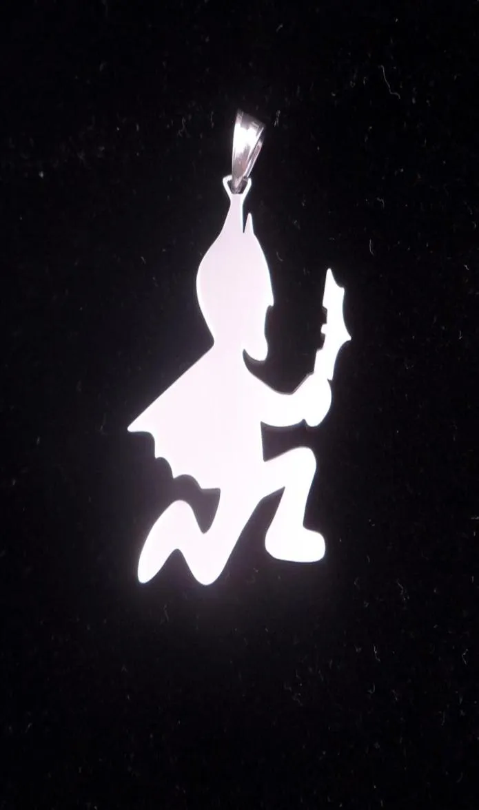 المجوهرات ICP Batman Hatchetman Juggalo Stainless Steel Charm Twiztid Nare Juggalo Necklace مع 3 مم 30 بوصة Chian4960219