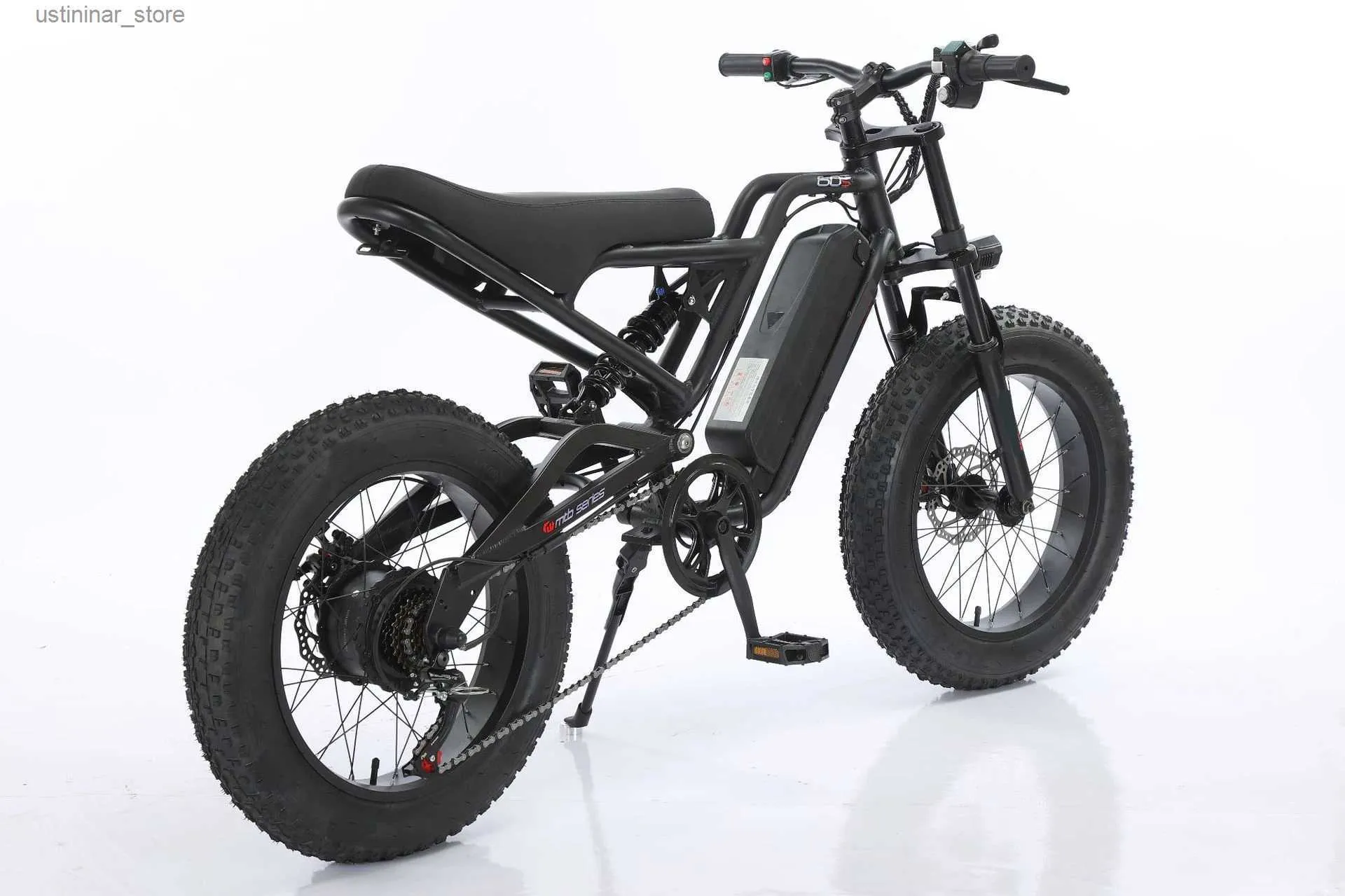 Bikes Ride-Ons Feivos W2 1000W48V Pneumatico Snow Electric Bicycle Grasso Pneumatico fuoristrada E Bike Spedizione gratuita per biciclette elettriche all'ingrosso in Factorie L47