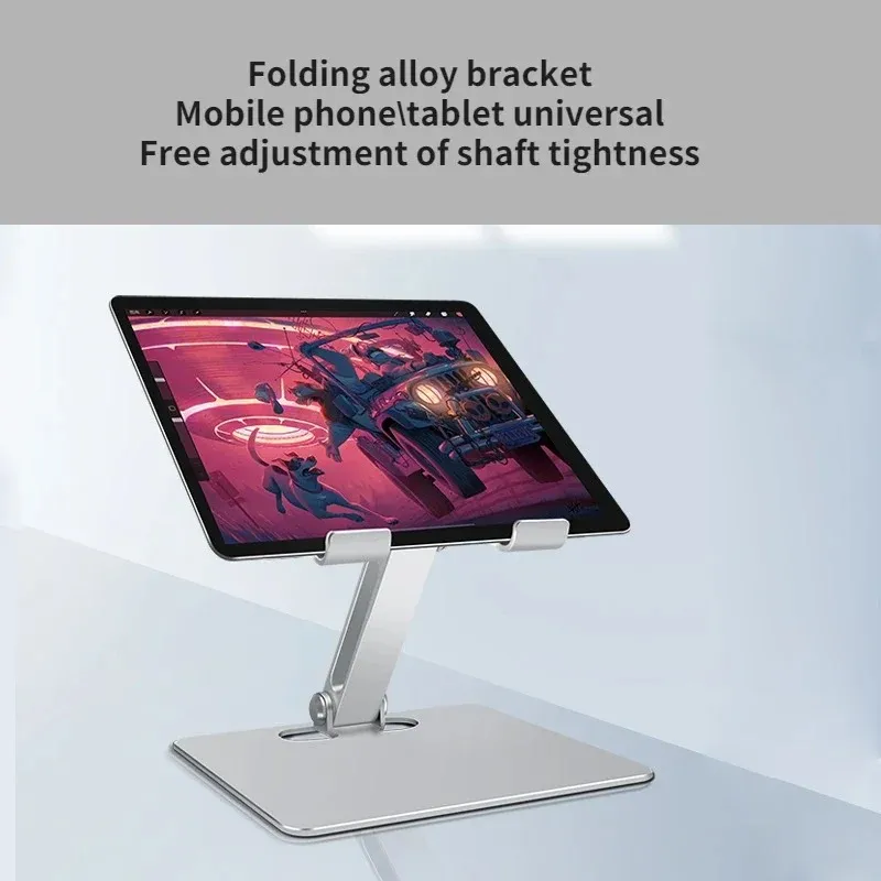 Tablet Stand Höjd Justerbar stativfällbar hållare för iPad Pro 12.9 11 10.2 10.9 Air 4 3 mini 5 2020 Samsung Xiaomi Mi Huawei