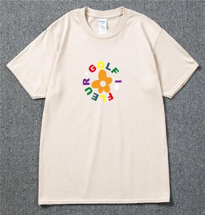 Le Fleur Flower Tee Głosuj igor Tyler Treczka T-shirt T-shirt Cotton Men Casual Swag Women Hip Hop3354468