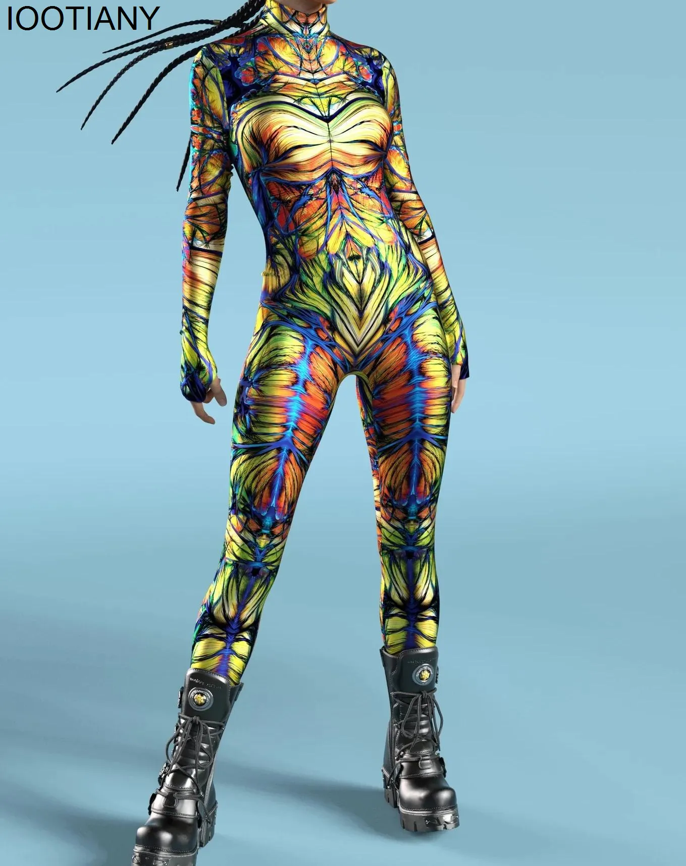 Damen Ganzkörperanzug Zentai – Enger Jumpsuit Für Cosplay, Karneval & Halloween