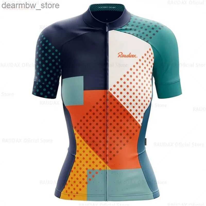 Cykeltröja sätter 2021 Summer Women Cycling Set Mtb Bike Clothing Women Racing Bicyc Clothes Ropa Ciclismo Cycling Wear Team Cycling Jersey Set L48