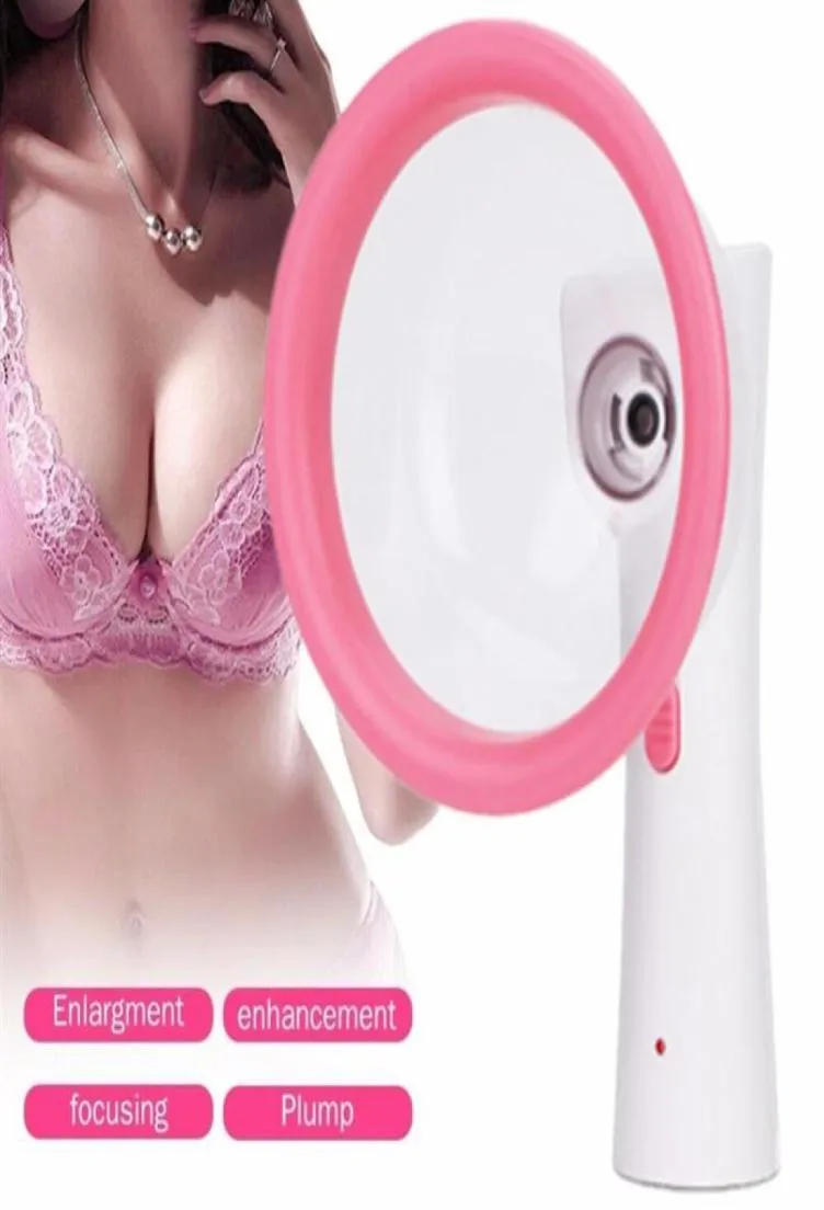 Bärbart hemvakuumsug Bröstförstoring Pump Byst Enhancer Massage Machine Women använder 2 Size Cup för Choice305K1250696