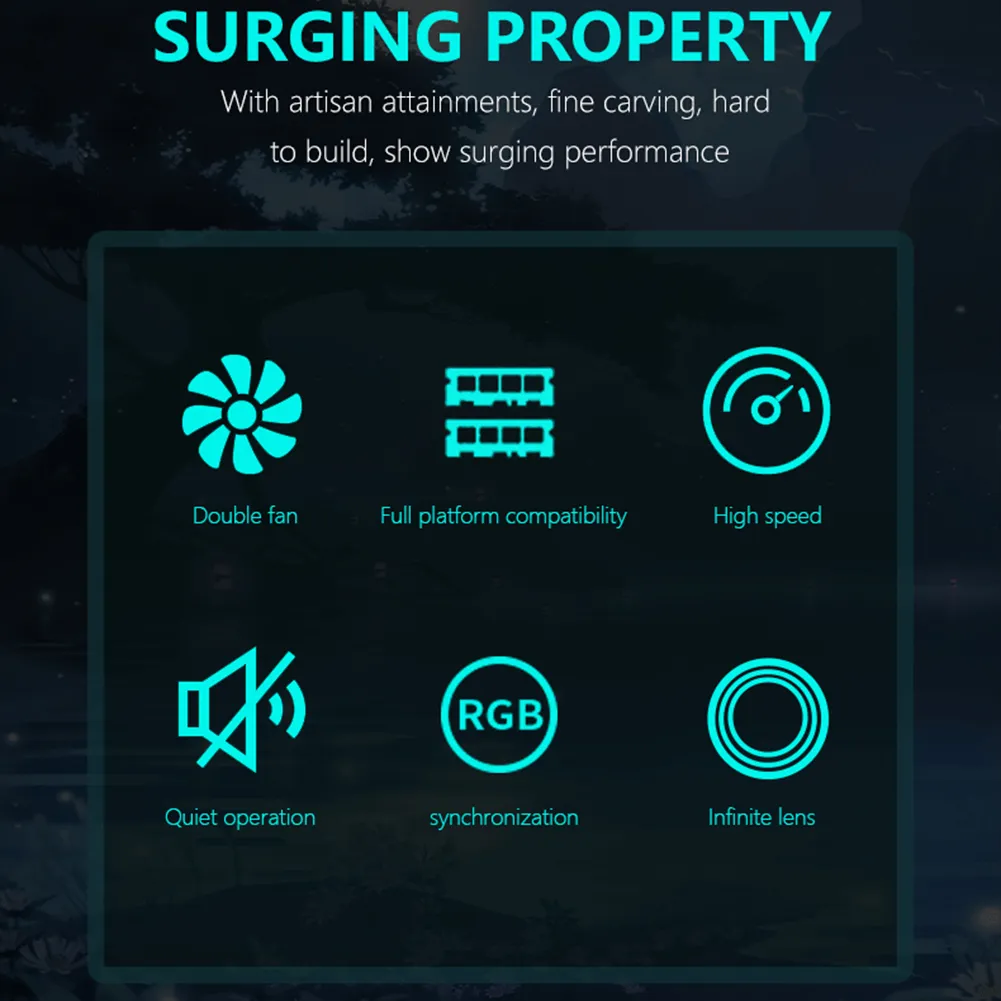 M2 2280 Solid State Hard Disk Heat Sink Radiator with PWM Fan 5V 3Pin ARGB Aura Sync M.2 SSD 2280 Heatsink Cooling Thermal Pad