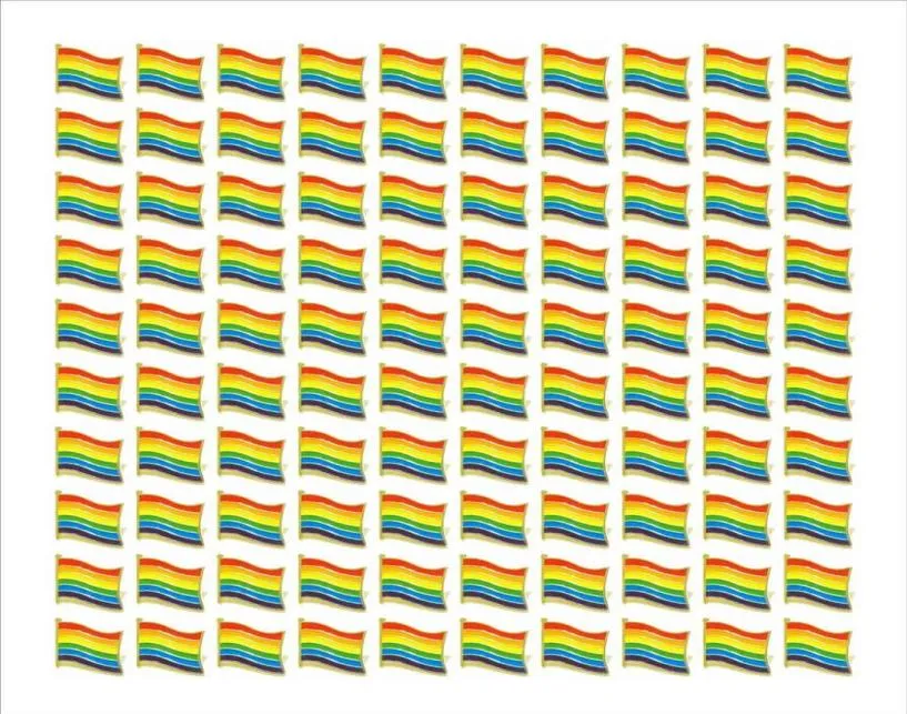 pinos de orgulho gay inteiros pinos de orgulho gay lgbtq pinos de broche de arco -íris para decoração de bolsa de roupas h1018242b9787606