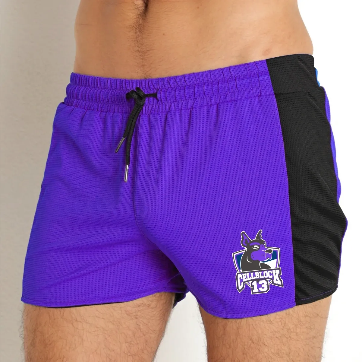 Calça Kennel Club 13 malha masculina Spitfire Short Muscle Gym Pants Bodybuilding Beach Use Bottoms Sexy