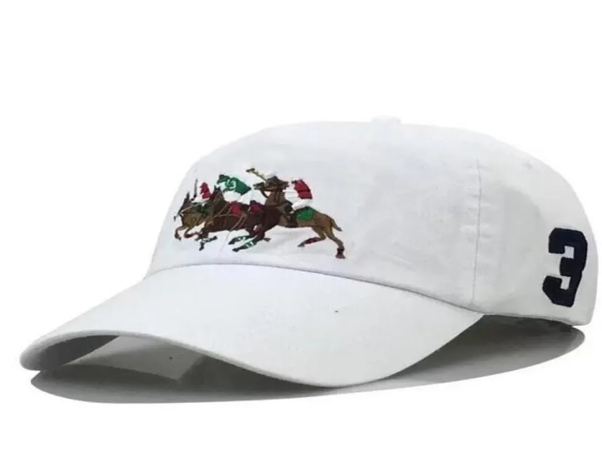 2021ポロキャップラグジュアリーデザイナーお父さんの帽子男性と女性のための帽子帽子有名なブランドコットン調整可能なスカルスポーツゴルフ湾曲Sun2207465
