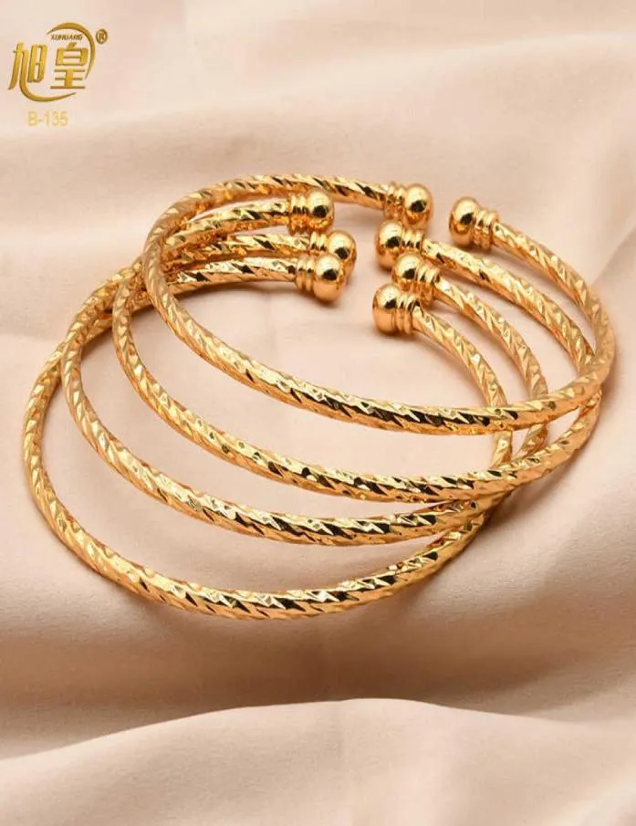 Moda 24K Altın Bilek Barko Kadınlar İçin Ayarlanabilir Lüks Bilezikler Türk Hint S Dubai Jewelry2847428