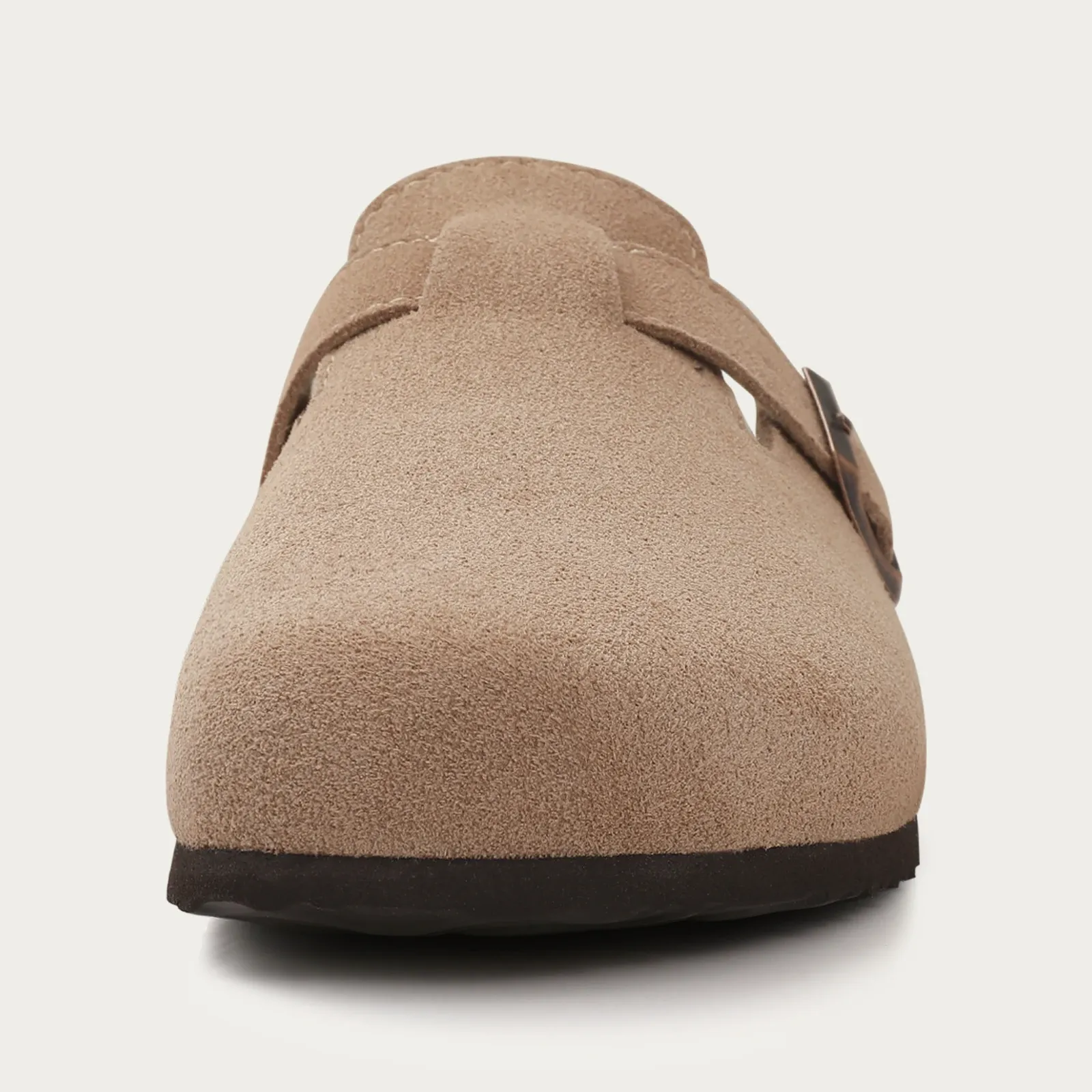 Shevalues ​​Classic Cork Clogs slippers النساء الرجال الناعم من جلد الغزال مع دعم القوس الشرائح الشاطئية العصرية للرجال البغال