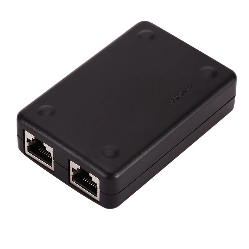 NEW Mini 2 Port RJ45 Ethernet Switch Network Hub Adapter For Computer ...