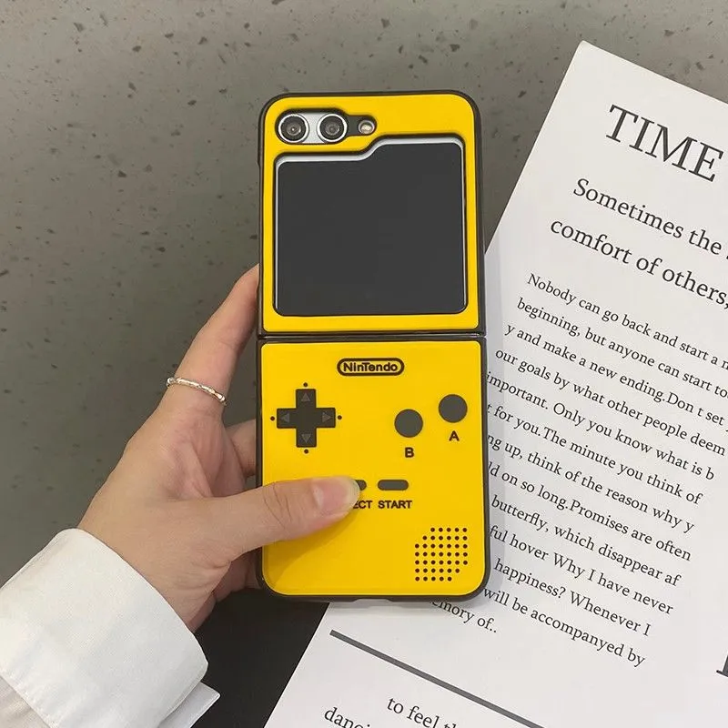 Samsung Z Flip 5/4/3 Case Retro Gameboy Style Shockproof