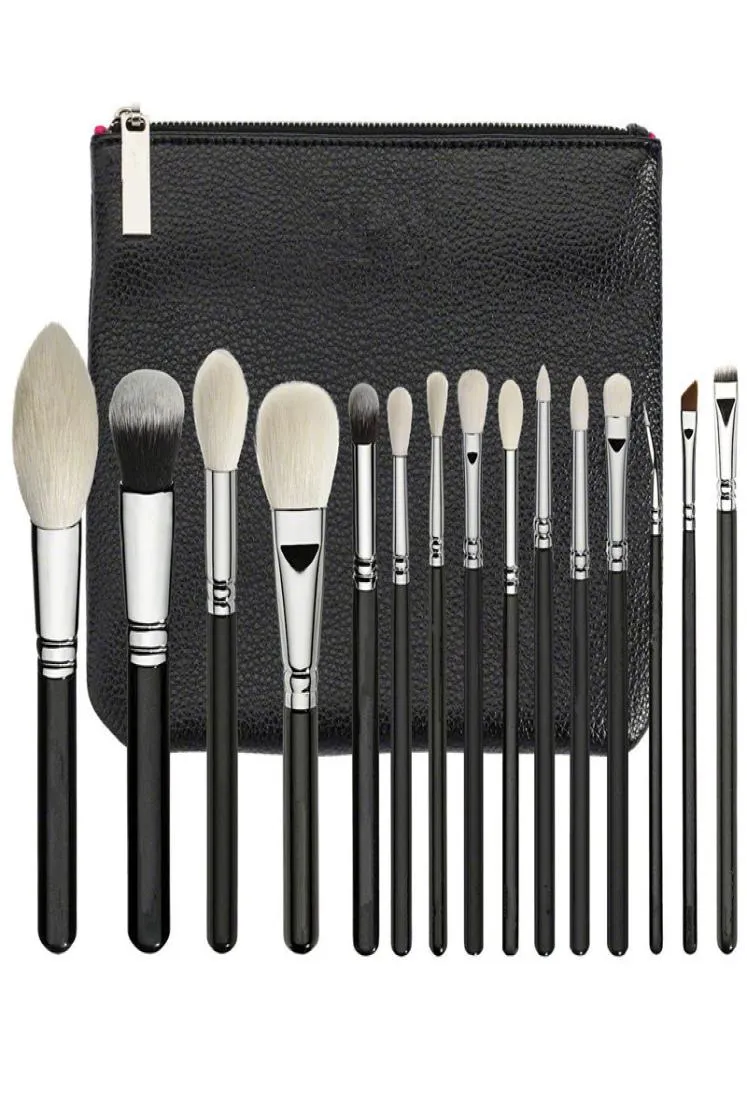 ZOEVA New Luxe Complete Set 15 pieces Brushes For face Eyes Clutch NIB 2010073474874