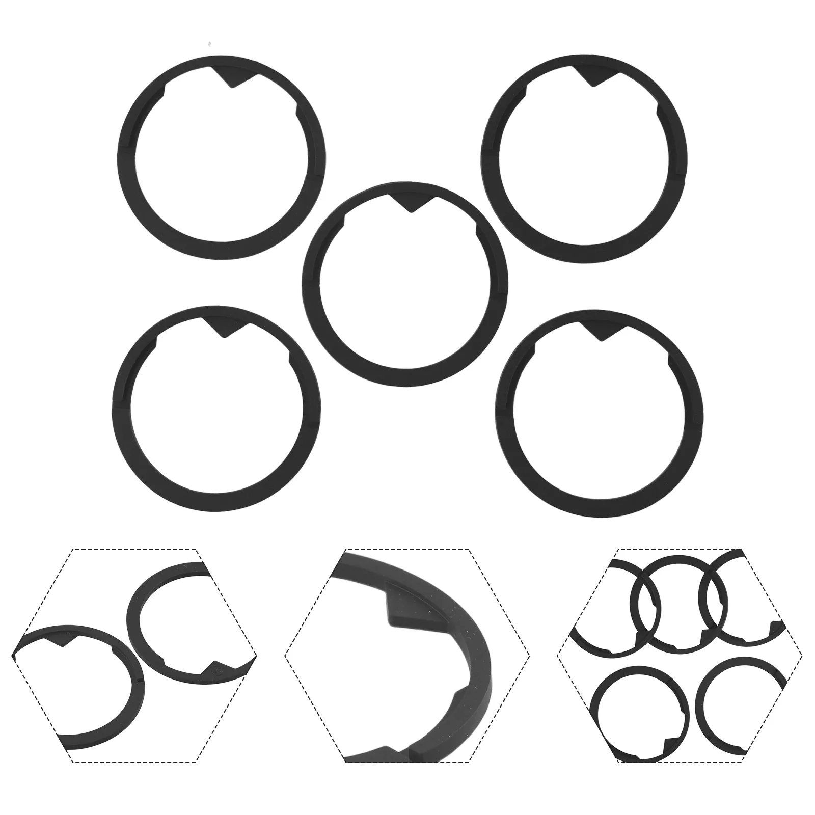DHgate.com:5 Pack Upper Burr Rubber Sealing Rings for Breville Espresso ...