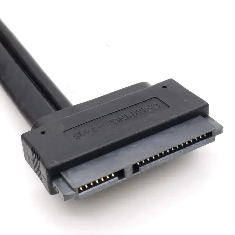 Hoge kwaliteit 1 stcs 22pin sata USB dual power esata USB 5V combo tot 22pin sata USB harde schijf kabelaccessoires voor betrouwbare gegevensoverdracht en