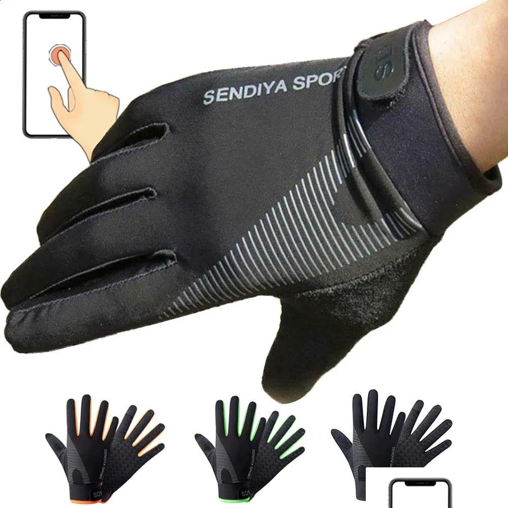 Sporthandschoenen 1 paar fietsen motorfiets fiets touch snf vinger outdoor visserijheren training 231118 drop levering buitenshuis atletic a otvue