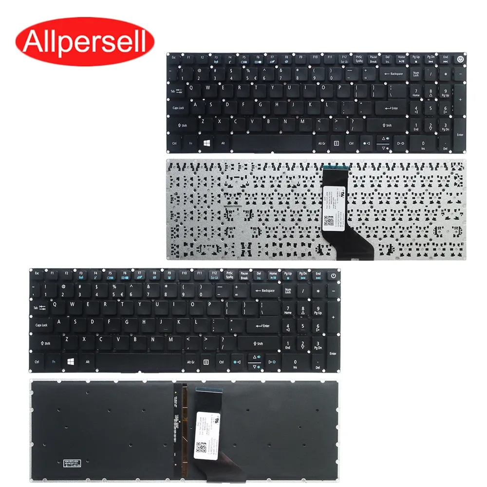 Claviers pour Acer Aspire 3 A31553 21 A31541 31 A31551 53G Clavier d'ordinateur portable