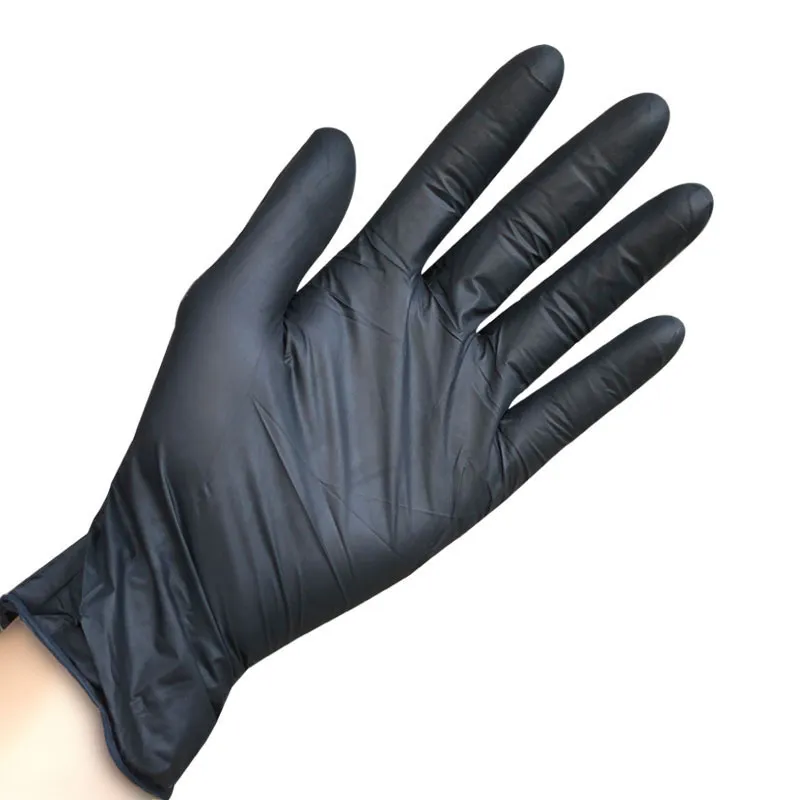 Guantes de nitrilo negro desechable para trabajos de limpieza para el hogar Herramientas de seguridad Guantes de jardinería Herramientas de cocina de cocina Tatto