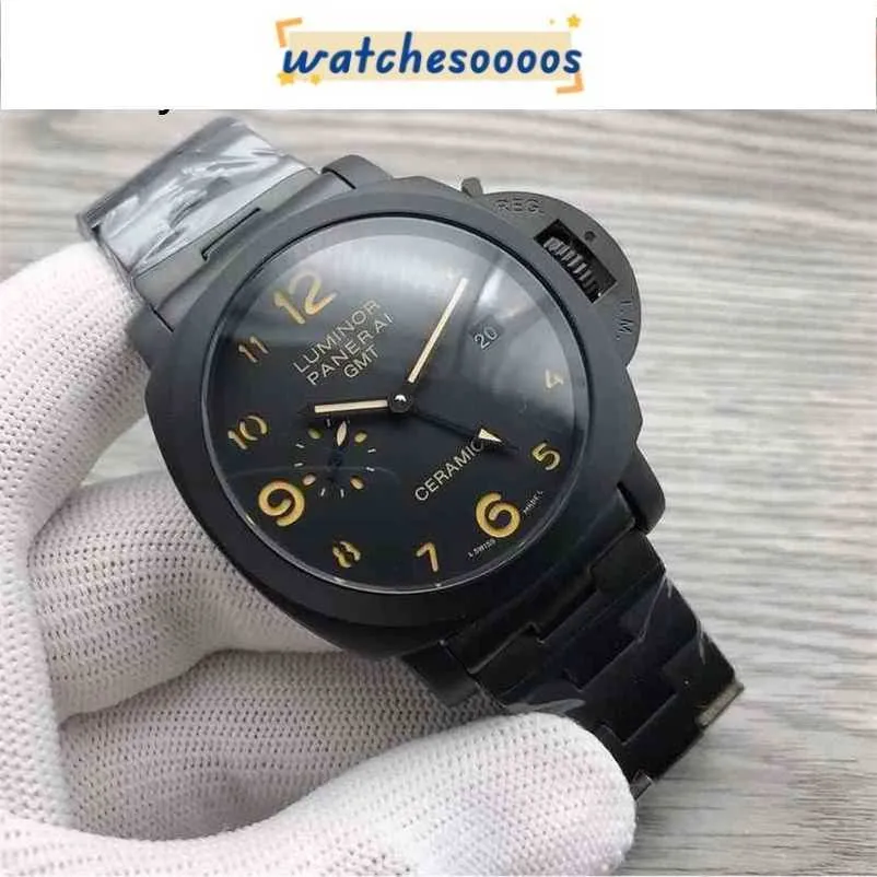 Luxury Mens Watch Designer Toppkvalitet Automatisk Watch P900 Automatisk Watch Top Clone Sapphire Mirror 44mm 13mm 904 Steel Band Brand Designers Wrist 7ot