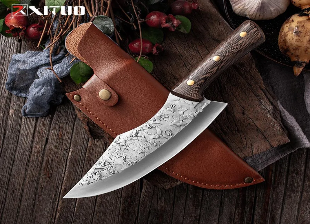 XITUO Stainless Manganese Steel Meat Cutting Knives Forging Butcher Knife Cutting Meat Kind Highquality Tools For The Kitchen4120507