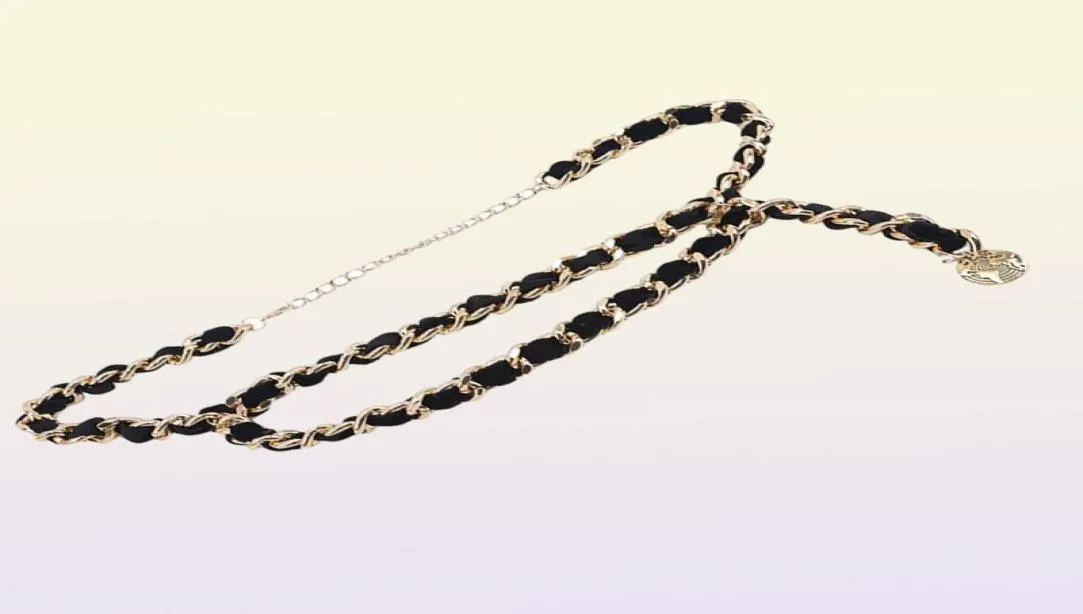 Courroie de chaîne métallique en alliage de franges féminines pour les femmes Flanelle Tassel Belt Gold Dames exagérées Chaîne de taille flocale vintage1838358
