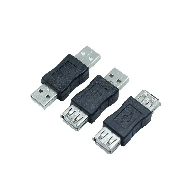 podwójna głowica USB 2.0 Typ Kobieta do żeńskiego złącza adaptera łącznika F/F