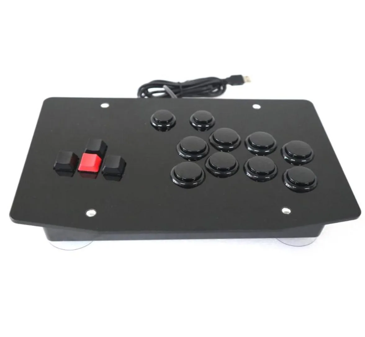 Game Controllers Joysticks RACJ500K Keyboard Arcade Fight Stick Controller Joystick For PC USB2723106