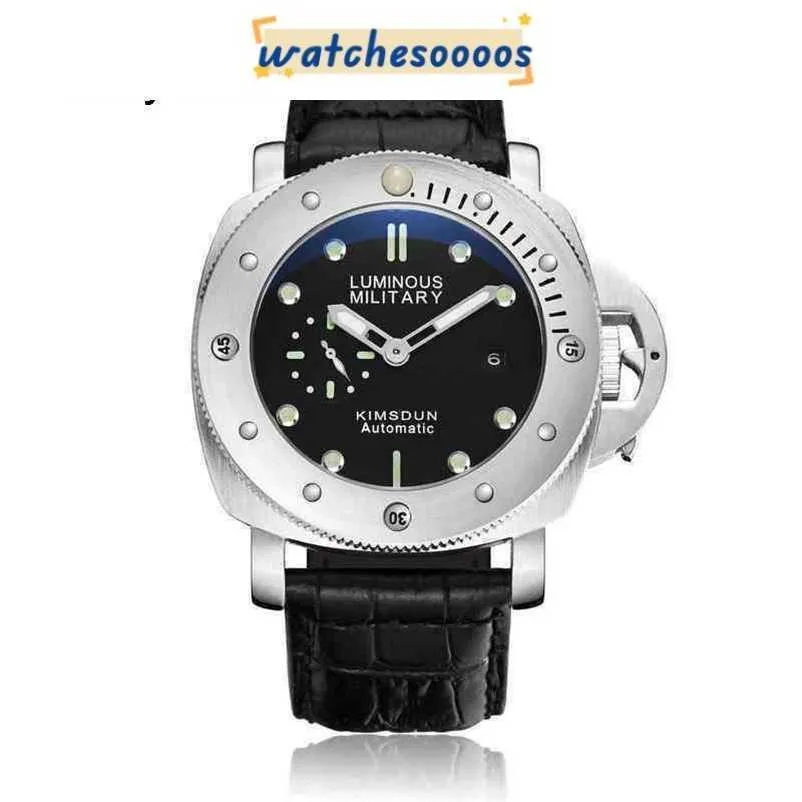 Luxury Mens Watch Designer Top Quality Automatic Watch P900 Automatisk Watch Top Clone Fashion Large Dial Super Luminous Waterproof Calender Real Belt V