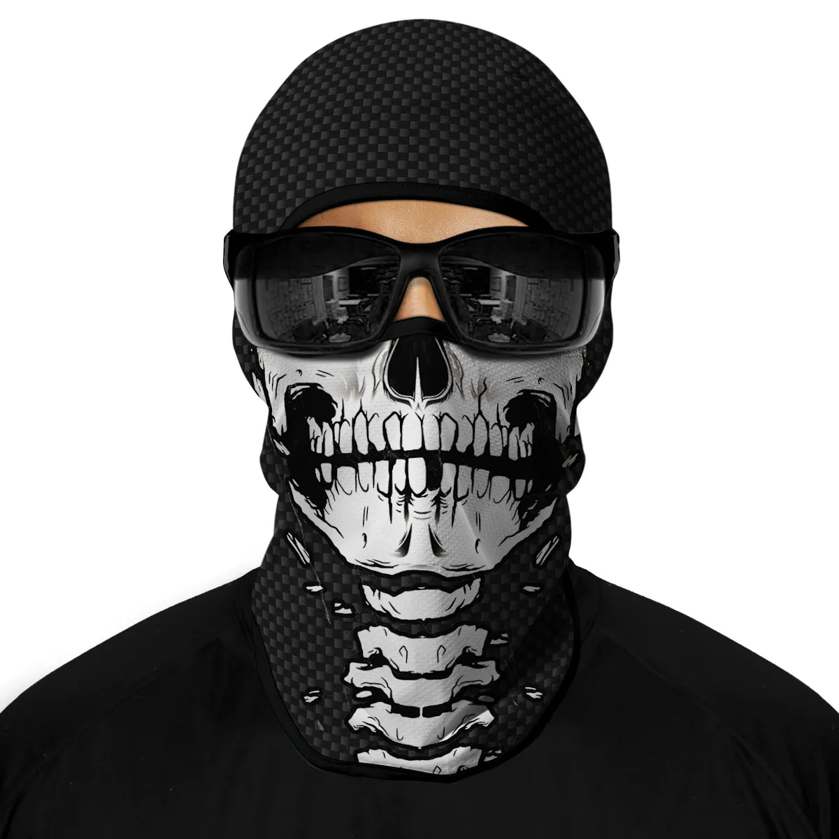 Balaclava Skull Full Face Mask UV Protection Tactical Sun Hood Ski Mask For Mens F 1166337