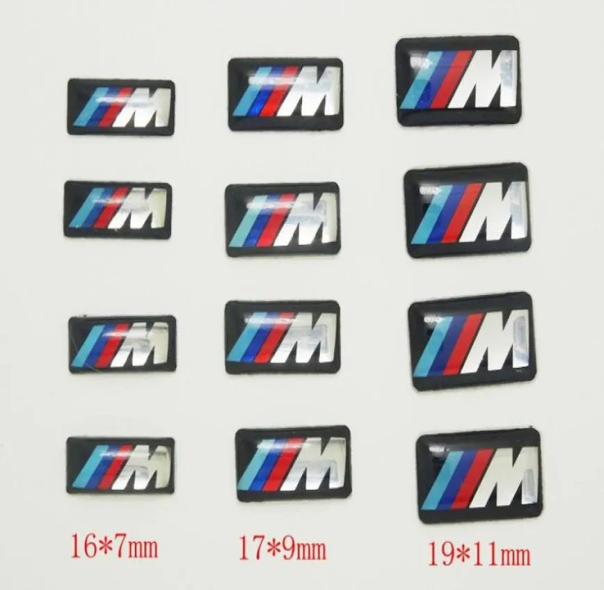 100pcs Tec Sport Wheel Badge 3D Emblem Sticker Decals Logo For bmw M Series M1 M3 M5 M6 X1 X3 X5 X6 E34 E36 E6 car styling sticker3492398