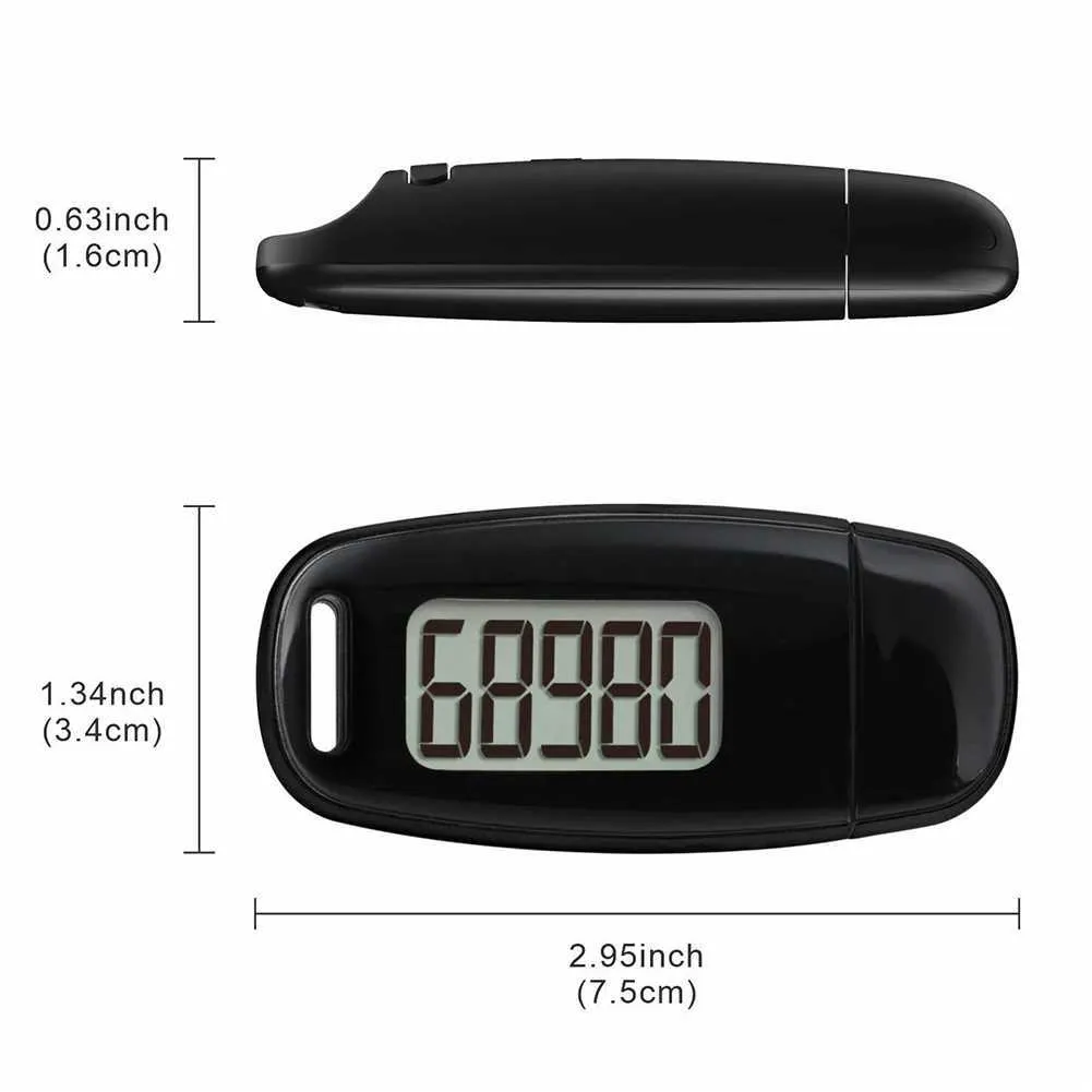 Tracking Footsteps DHgate.com:Precise 3D Pedometer Step Tracker with Clip & Light - USB ...