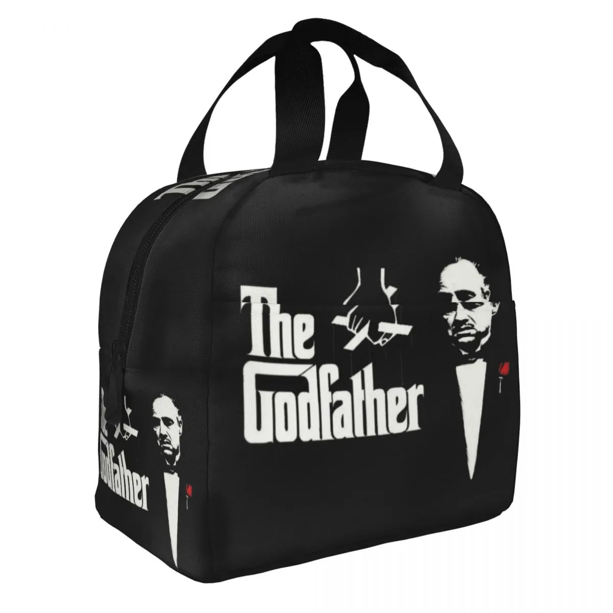 The Godfather Isolated Lunch Bag For Women Kids Gangster Movie Reusable Cooler Thermal Lunch Box Picnic Food Container Bags