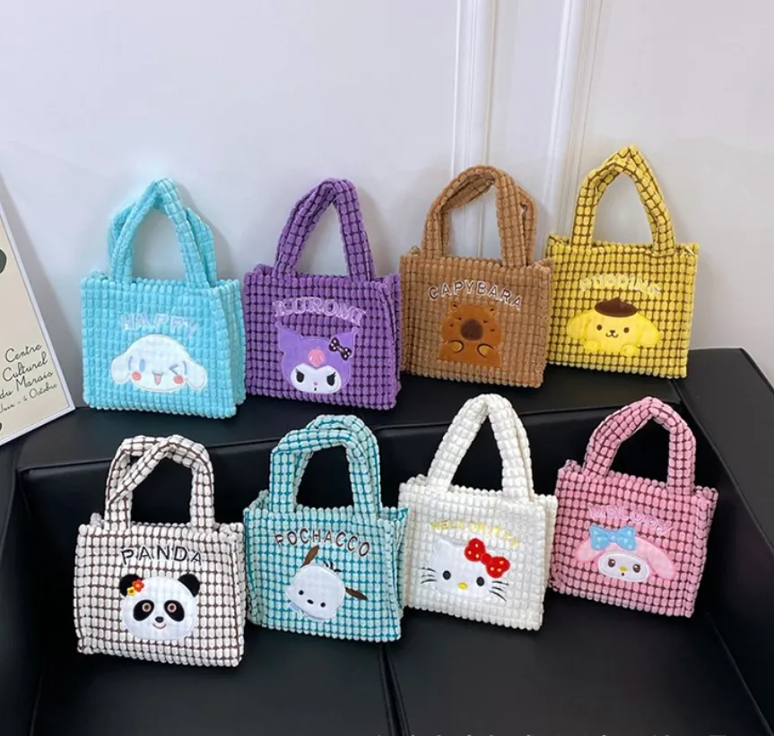 Neuer Anime -Cartoon süß und lustige Handtasche süße Kinder Handtasche Mädchen Tasche Handtasche Geschenk Großhandel