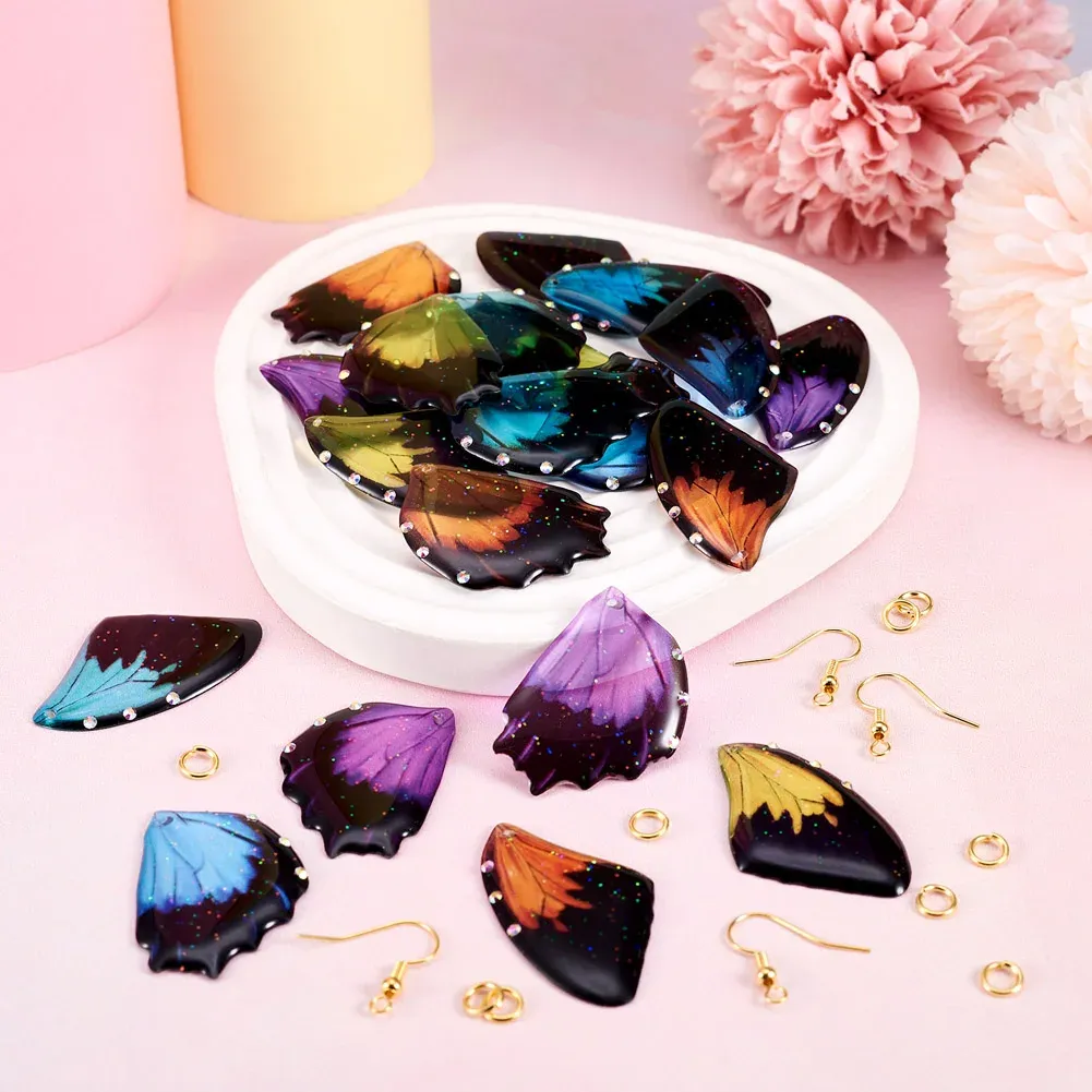 Butfly Wing Resin Pendant Insect Wing Wing